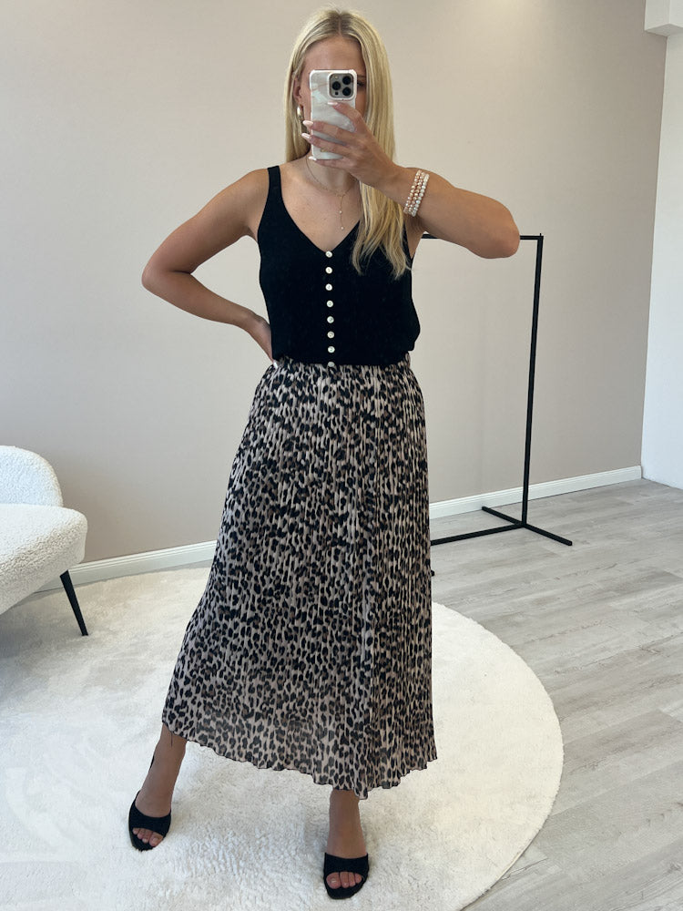 "Aurora" weiches Top aus Viscose - schwarz