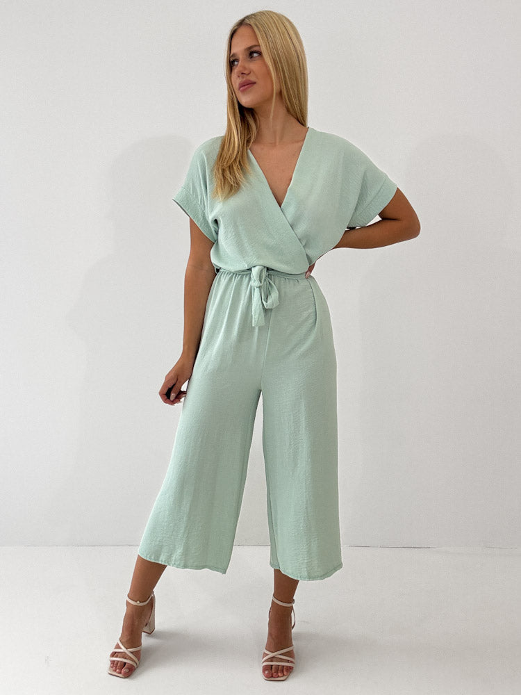 "Sunshine" stylischer Jumpsuit - mint