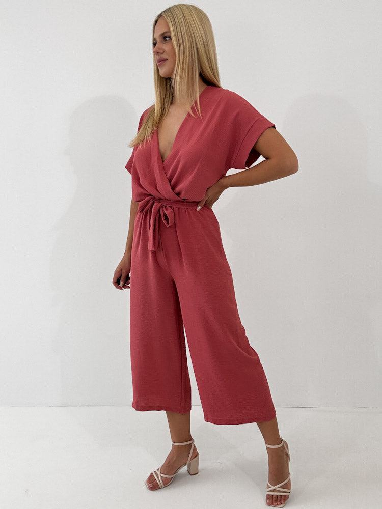 "Sunshine" Jumpsuit - indian rose