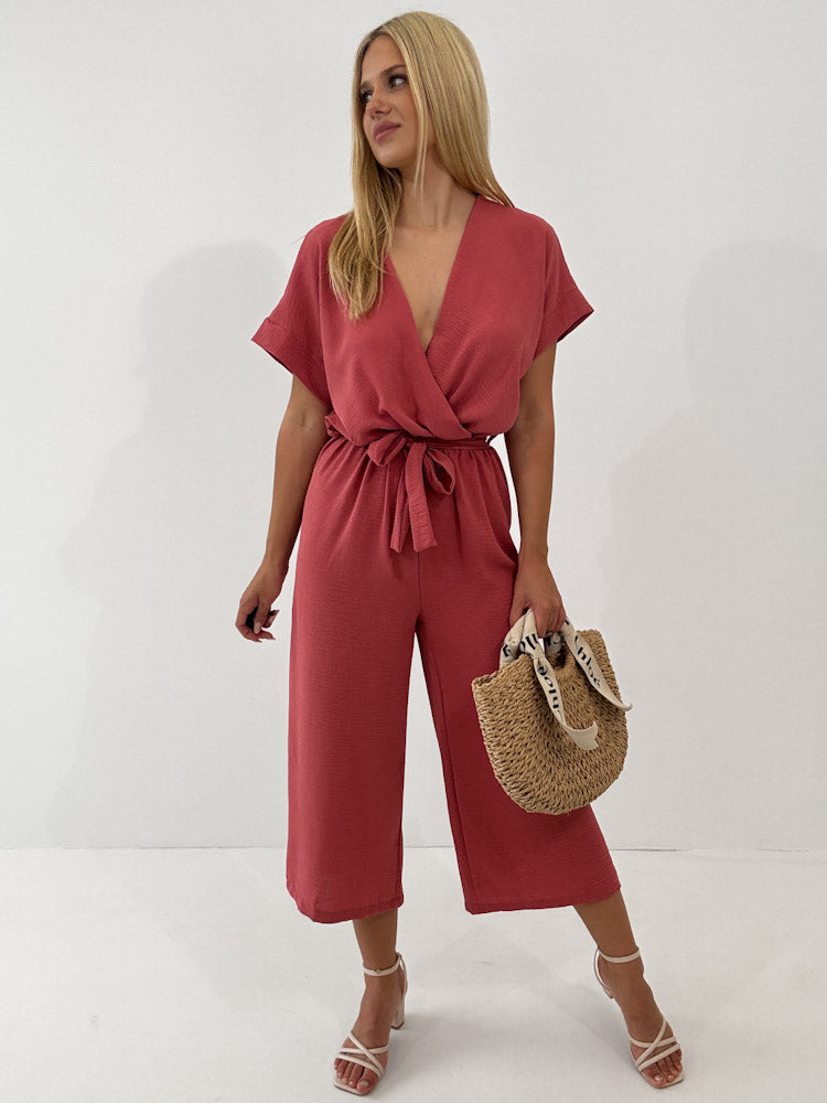 "Sunshine" Jumpsuit - indian rose