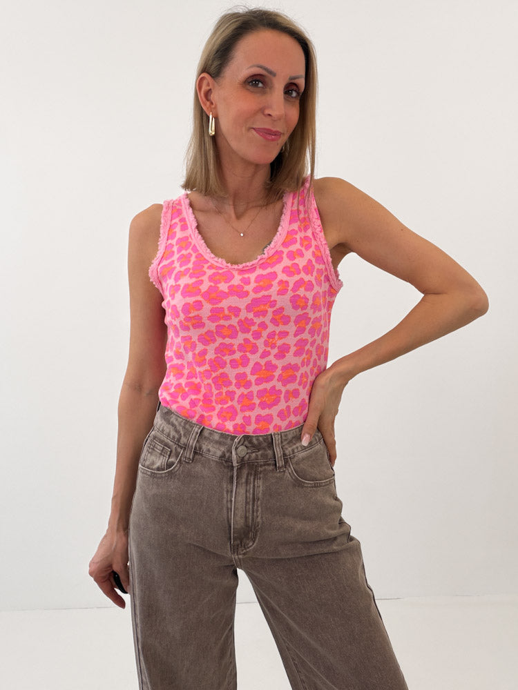 "Leo Fever" schönes Top aus Baumwolle - rosa