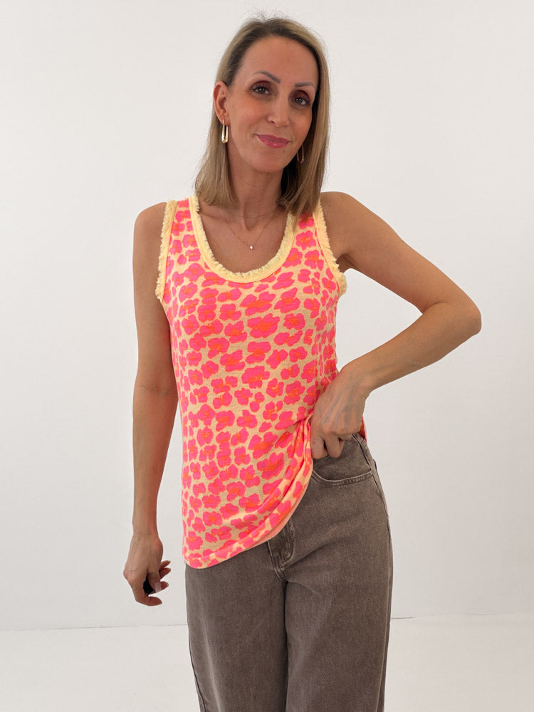 "Leo Fever" schönes Top aus Baumwolle - gelb