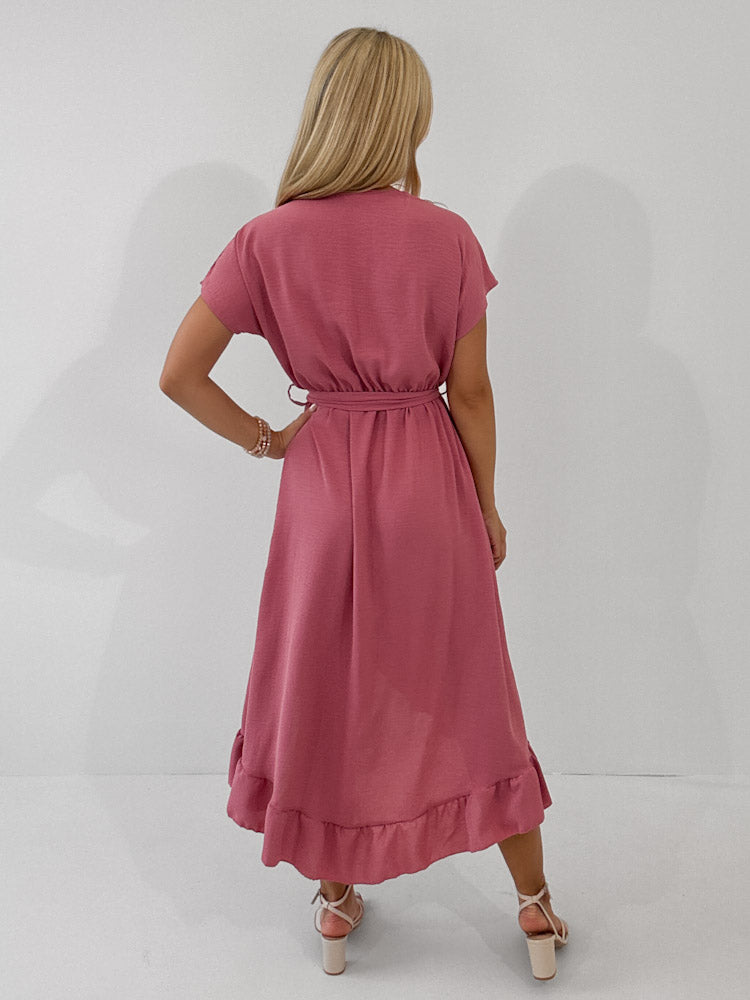 "Sunshine Wild Dress" schickes Kleid - beere