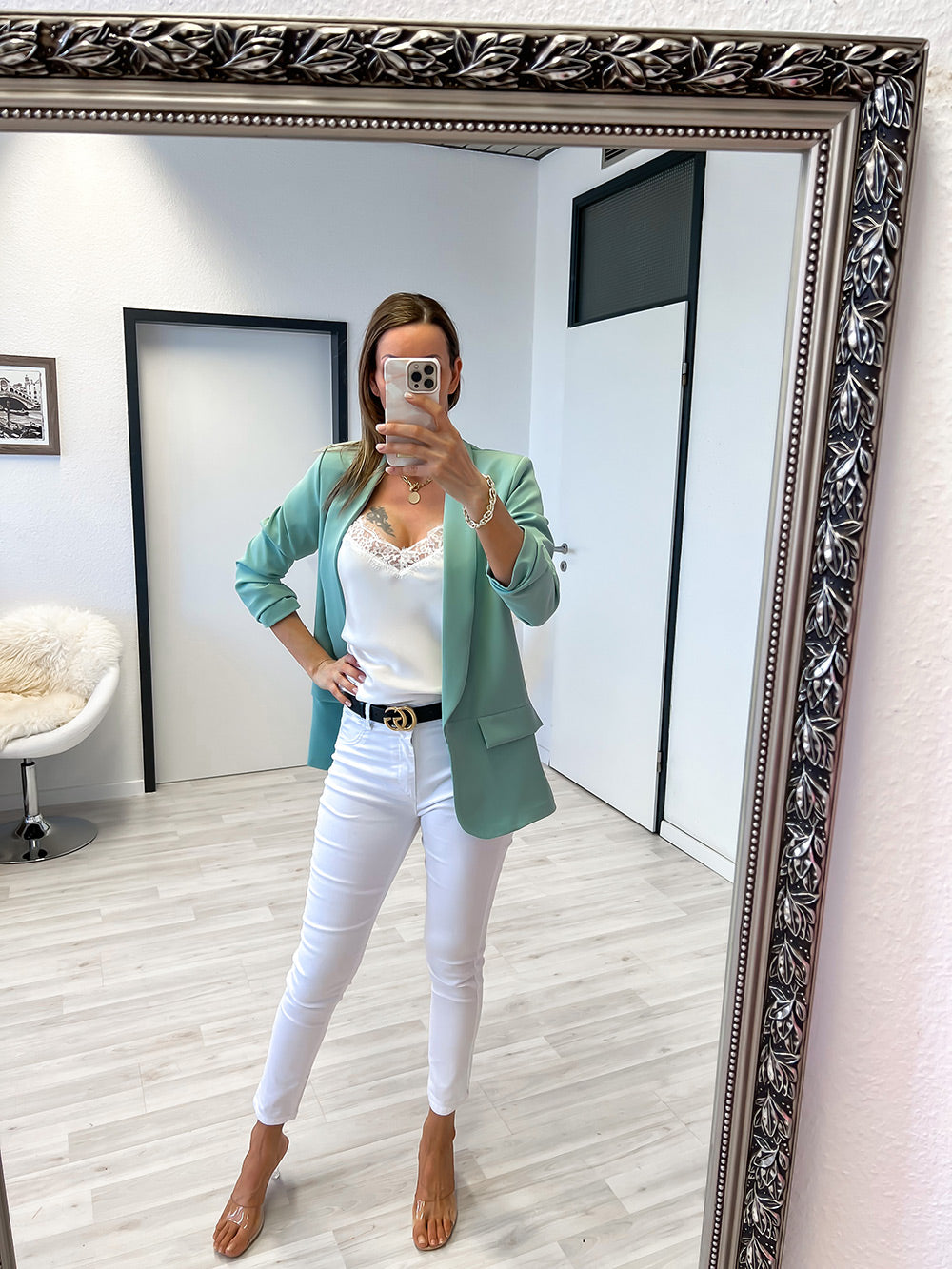 Day and Night - Blazer in mint