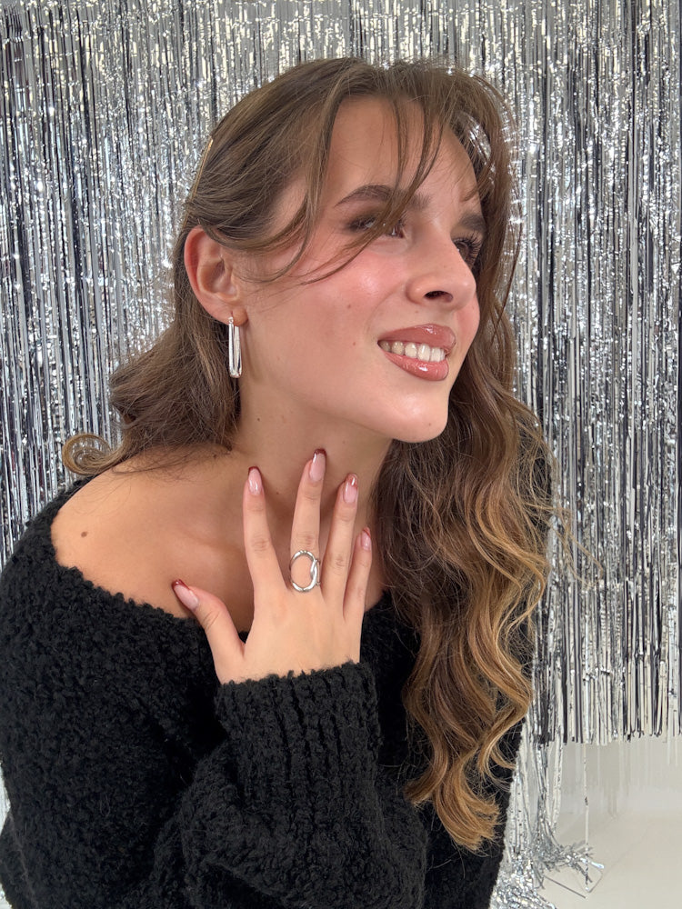 "Timeless Arc" tolle Ohringe - silber