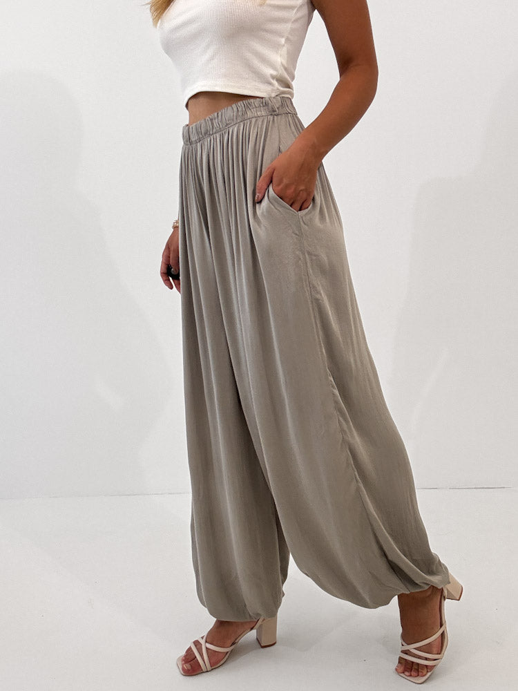 "Parga" weiche Pumphose aus Viscose - new mocca
