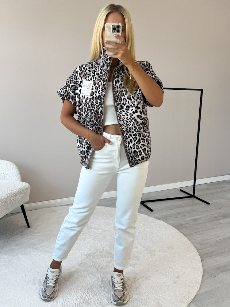 "Nerina Leo" stylische Steppeste - beige