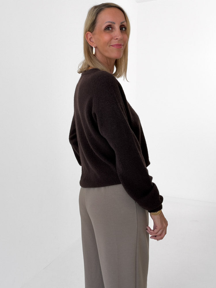 "Lucia" weicher Pullover - braun