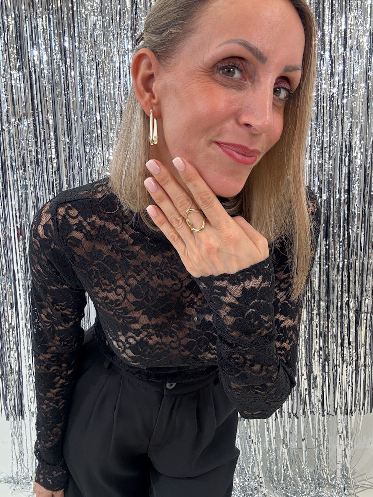 "Timeless Arc" schöne Ohrringe - gold