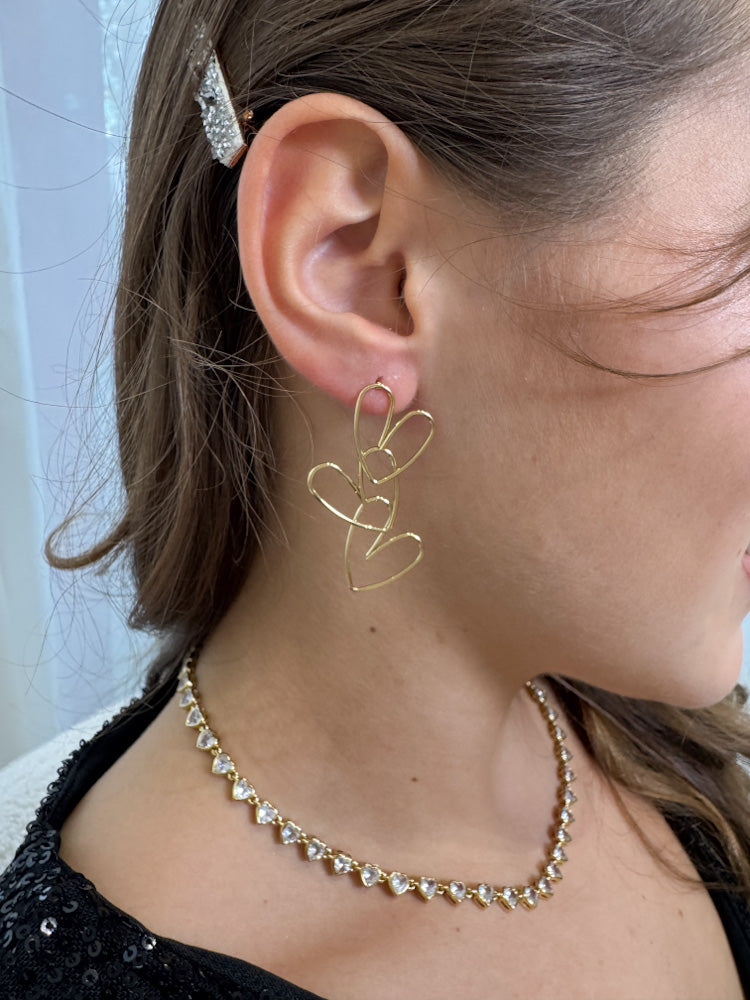 "Timeless Eva" wunderschöne Ohrringe - gold